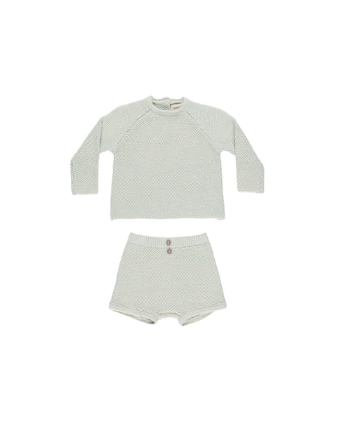 Quincy Mae Mint Summer Knit Set