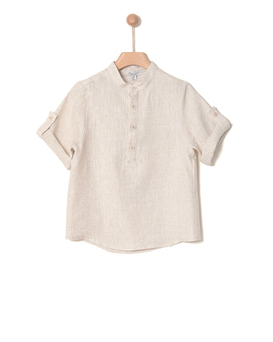 Yell-Oh Natural Linen Tunic