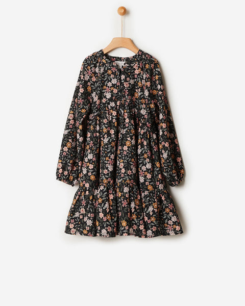 Yell Oh Black Garden Jacquard Dress