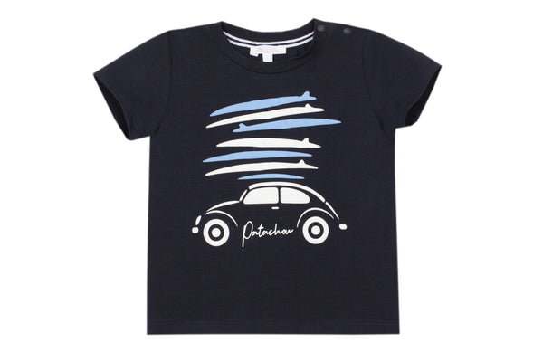 Patachou Marine Blue Car T-Shirt