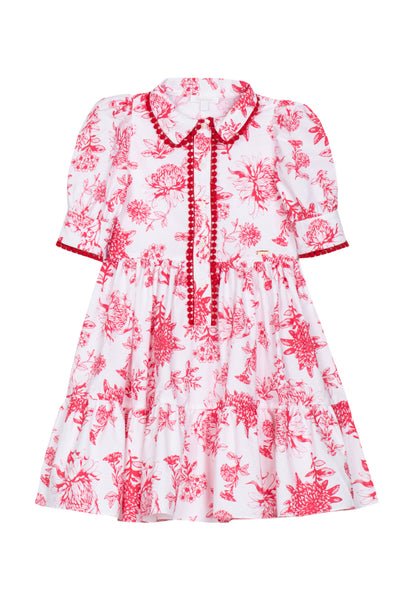 Patachou Red Blossom Dress