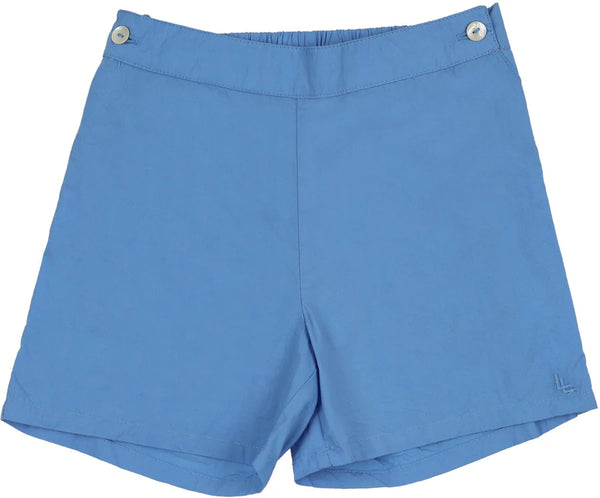 Lil Legs Analogie Fresh Blue Solid Shorts SHST-FBLU