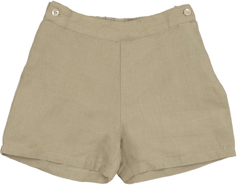 Lil Legs Analogie Shrub Green Solid Shorts SHST-SGRN