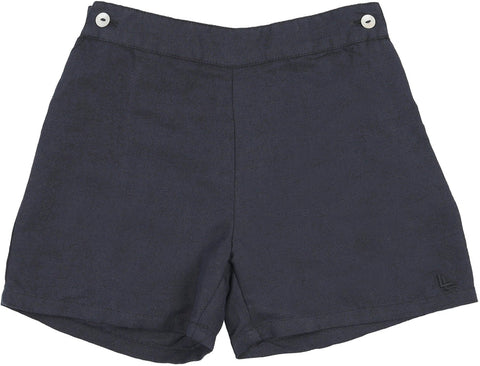 Lil Legs Analogie Navy Solid Shorts SHST-NAVY
