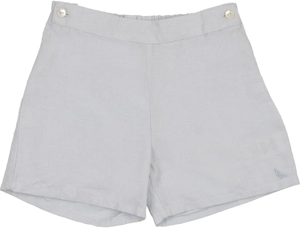 Lil Legs Analogie Clear Blue Solid Shorts SHST-CBLU