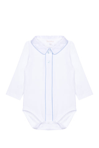 Patachou White/Blue Baby Body