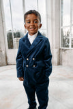 Patachou Navy Velvet Blazer