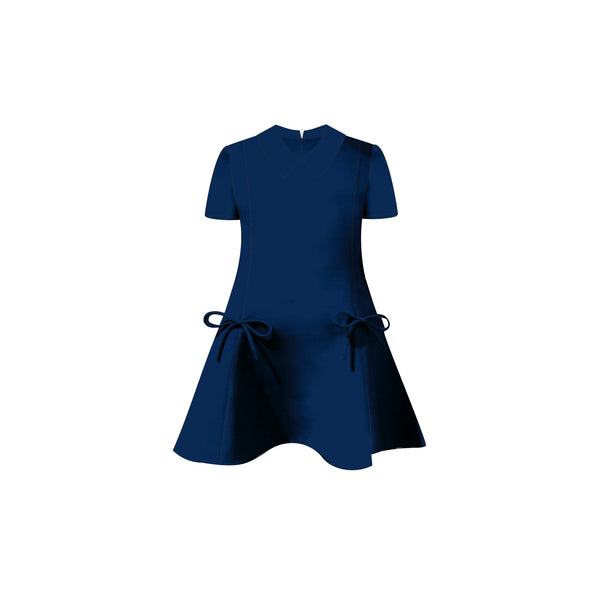 Patachou Navy Bows Dress