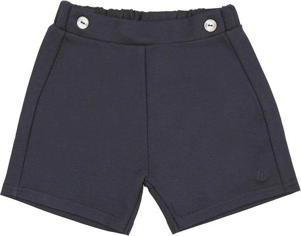 Lil Legs Analogie Navy Ponte Shorts PSH-NAVY
