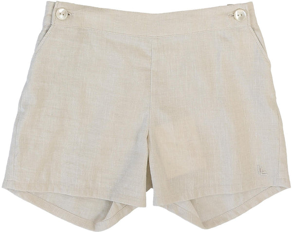 Lil Legs Analogie Wheat Solid Shorts SHST-WHEA
