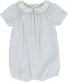 Lil Legs Analogie Clear Blue Mountain Meadows Boys Bubble Romper MBBR-CBLU
