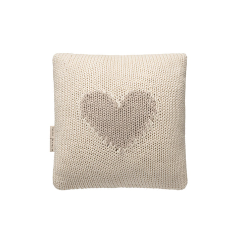 Domani Home Mini Toss Grey Heart Pillow