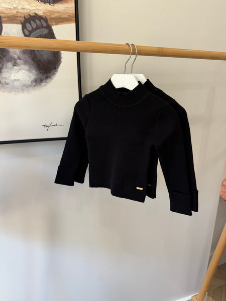 Patachou Black Knit Sweater