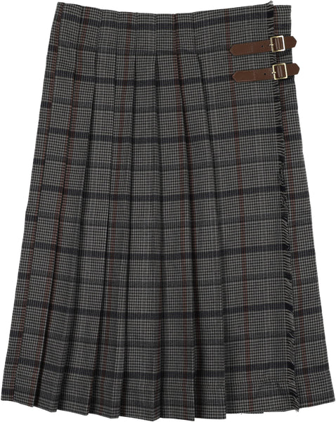 Lil Legs Analogie Antique Plaid Big Girl Kilt Skirt