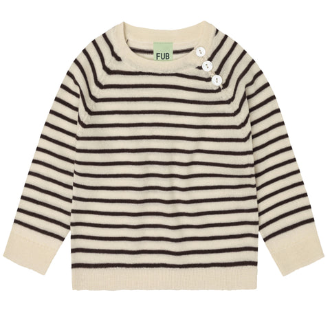 FUB Baby Ecru/Mocha Sweater + Legging Set