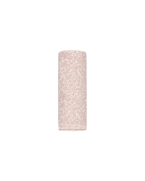 Quincy Mae Ivory Pink Blossom Swaddle