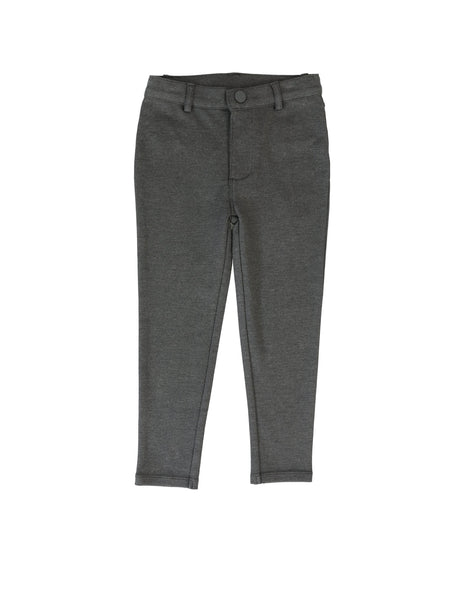 Lil Legs Mid Grey Knit Pants Without Seam