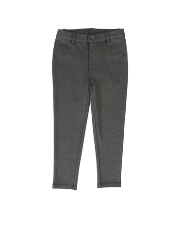 Lil Legs Mid Grey Knit Pants Without Seam
