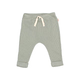 Buho Baby Grey Vichy Shirt + Eucalyptus Legging Set