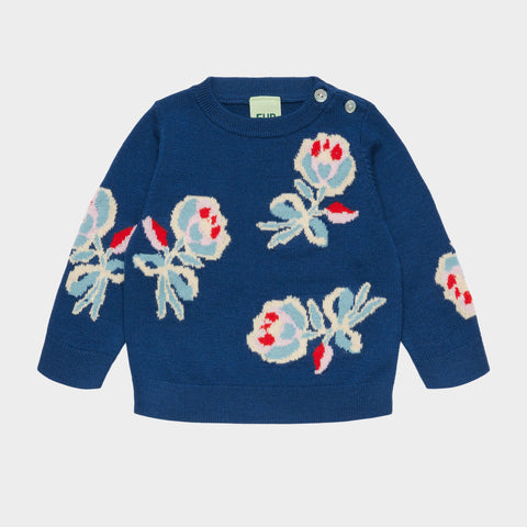 Fub Baby Deep Indigo Jacquard Set