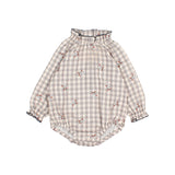 Buho Grey Vichy Romper
