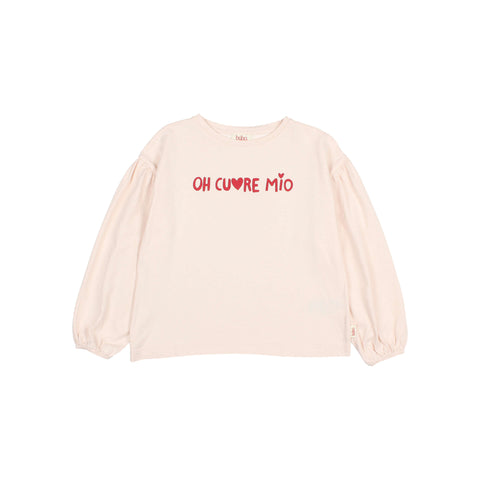 Buho Cream Pink Cuore T-shirt