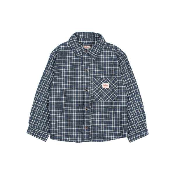 Buho Navy Tartan Shirt