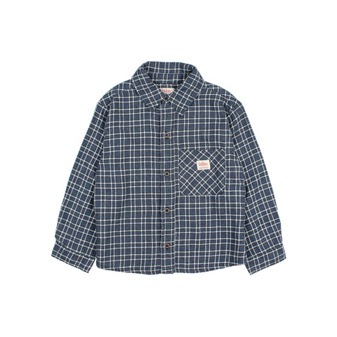 Buho Navy Tartan Shirt