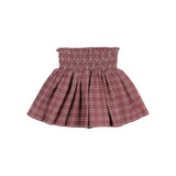 Buho Pomegranate Tartan Skirt