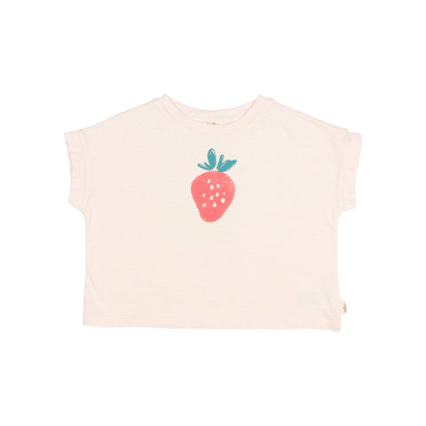 Buho Cream Pink Strawberry Fresa T-shirt