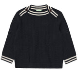 FUB Baby Dark Navy Zigzag Sweater + Legging Set