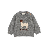 Buho Grey Llama Sweater