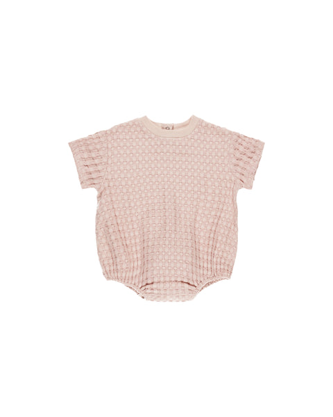 Quincy Mae Bubblegum Relaxed Bubble Romper