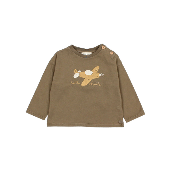 Buho Baby Khaki Plane T-shirt