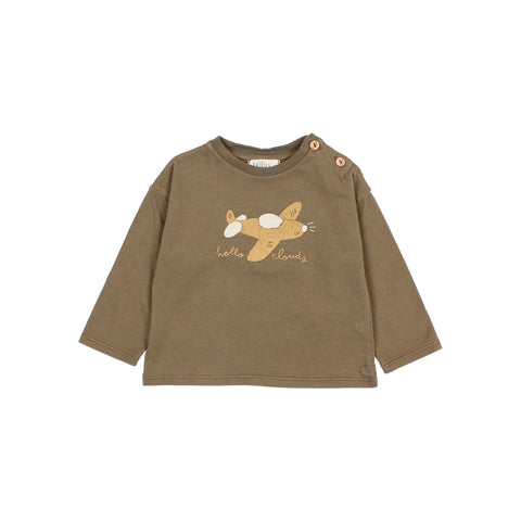 Buho Baby Khaki Plane T-shirt