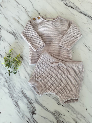 Aymara Sheep Ciro Sweater & Greg Shorts Knit Set