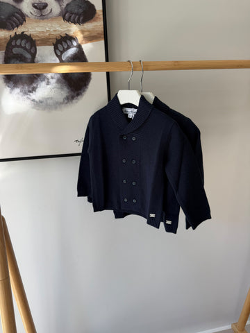 Tartine et Chocolate Marine Doluble Breasted Cardigan