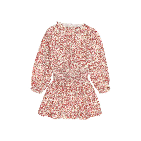 Buho Burgundy Speckle Dress