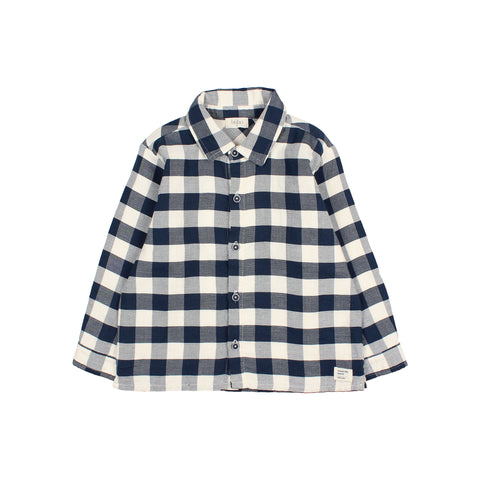 Buho Navy Gingham Shirt
