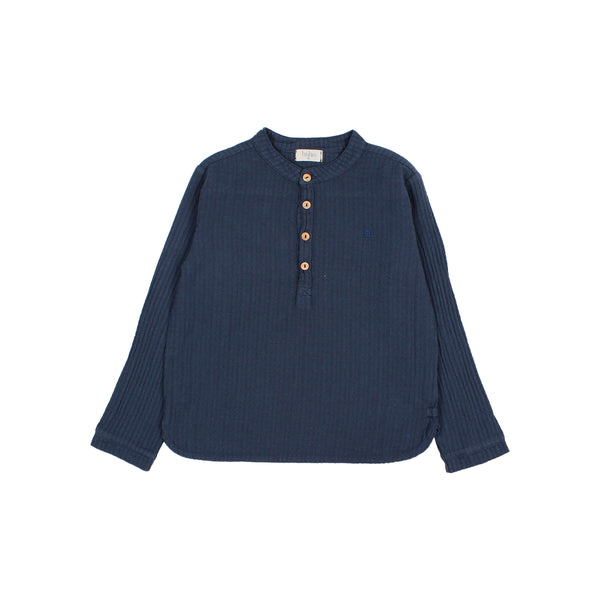 Buho Navy Kurta Shirt