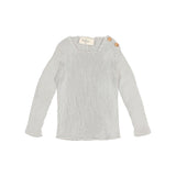 Buho Baby Sky Gray Rib Knit Sweater + Pant Set