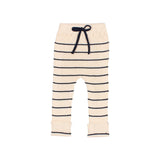 Buho Baby Ecru/Navy Rib Knit Sweater + Pant Set