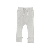 Buho Baby Sky Gray Rib Knit Sweater + Pant Set