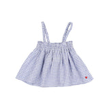 Buho Baby Royal Blue Gingham Top + Culotte Set