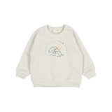 Buho Baby Sky Gray Surfs Up Sweatshirt + Jogger Set