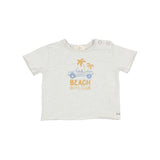 Buho Baby Sky Gray Beach T-shirt + Terry Short Set