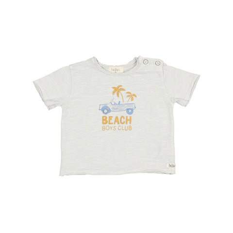 Buho Baby Sky Gray Beach T-shirt + Terry Short Set