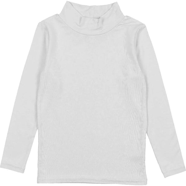 Lil Legs Off White Bamboo Mockneck