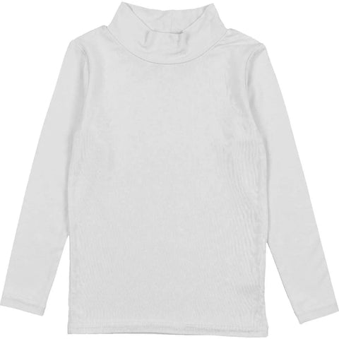 Lil Legs Off White Bamboo Mockneck