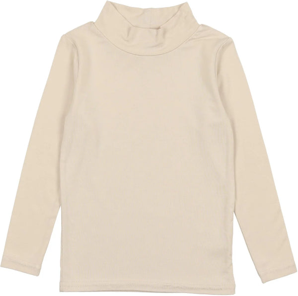 Lil Legs Ecru Bamboo Mockneck